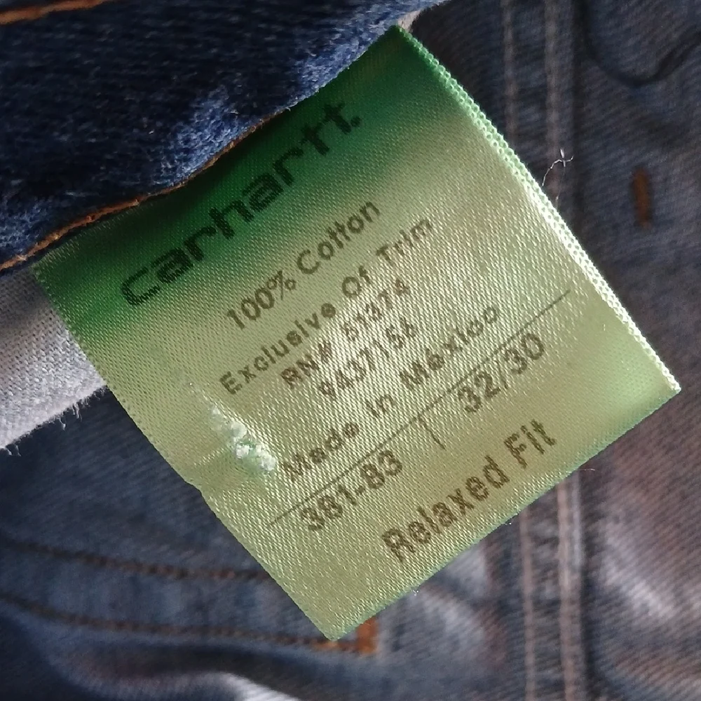 Carhartt Y2K Relaxed Fit Workwear Denim Jeans 32/30 Mens‎